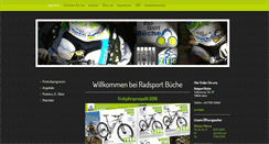 Desktop Screenshot of bueche-radsport.de